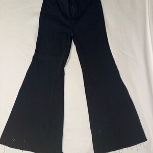 Women's Black Flared Jeans